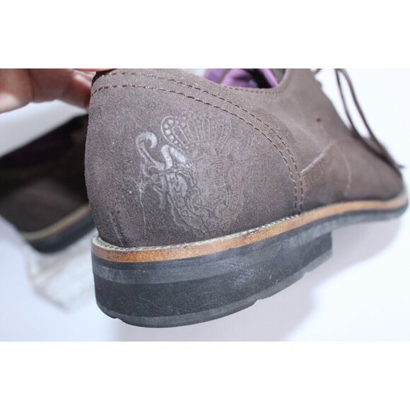 Blackstone Leather Wingtip Men\'s 10.5 M Brown Suede Dress‎ Shoes Vera Cuoio main image 9